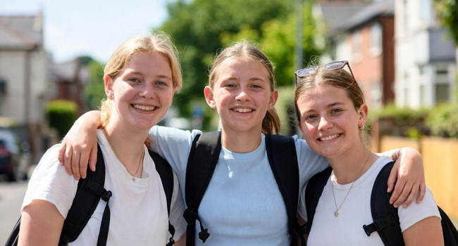 Freundinnen während eines LISA! Englisch-Sprachaufenthalts für Schüler in Ennis, Irland