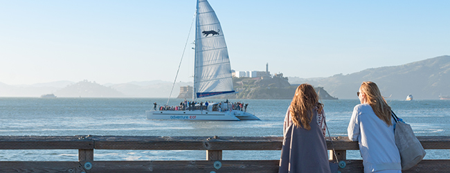 LISA-Sprachreisen-Erwachsene-Englisch-USA-San-Francisco-Meer-Insel-Boot