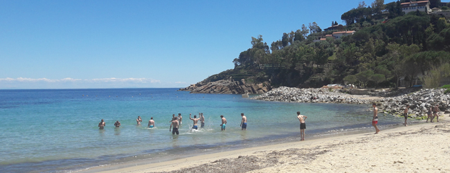 LISA-Sprachreisen-Schueler-Italienisch-Italien-Orbetello-Baden-Meer-Schwimmen-Sonne